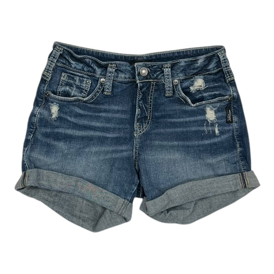 Shorts By Silver In Blue Denim, Size:6