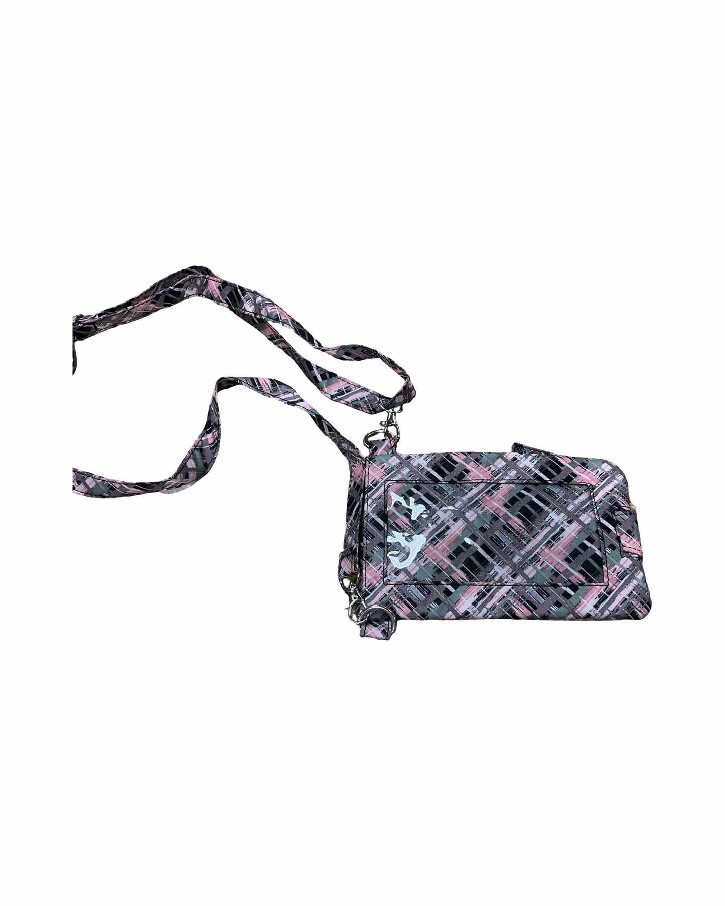 Crossbody By Clothes Mentor In Black & Pink, Size:Small