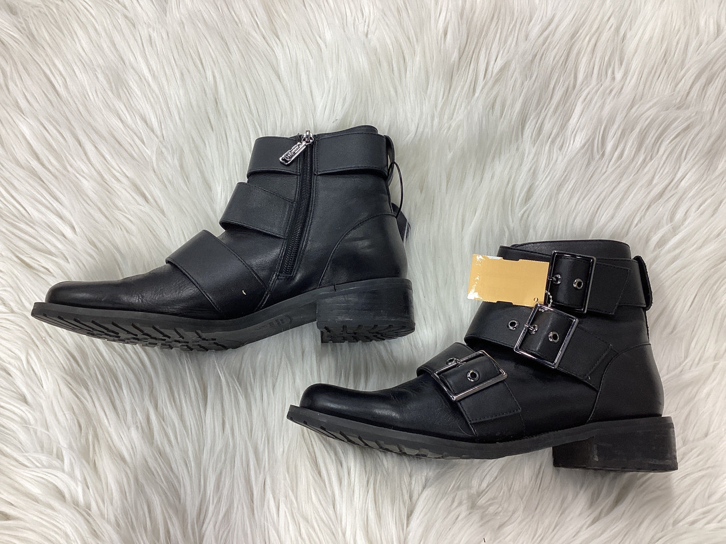 Boots Ankle Flats By Blondo In Black, Size:9