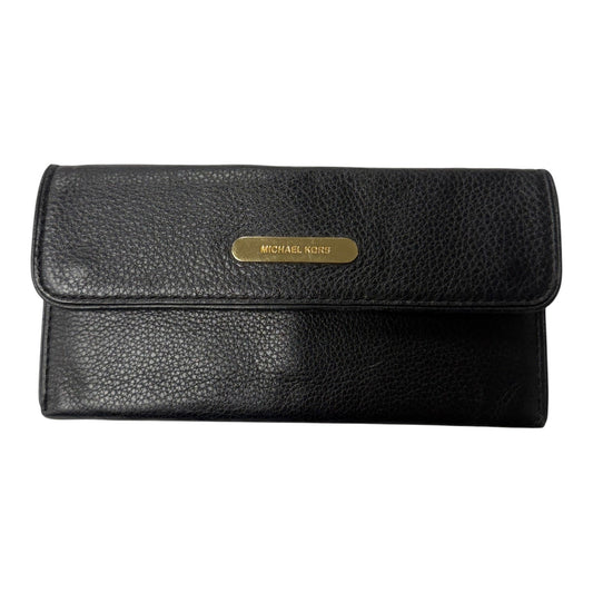 Wallet Designer By Michael Kors In Black, Size:Medium