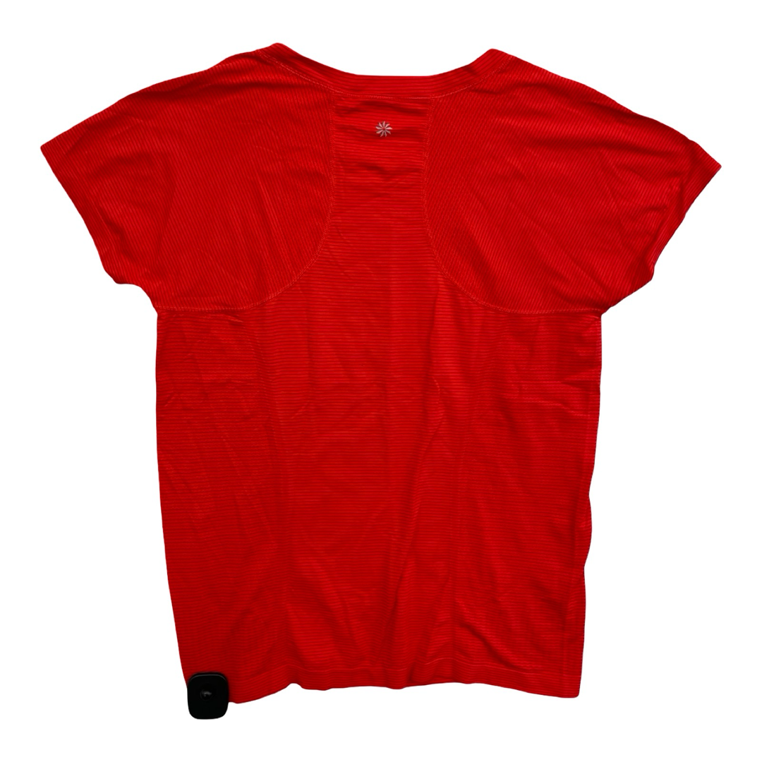 Athletic Top Ss By Athleta In Orange, Size:M