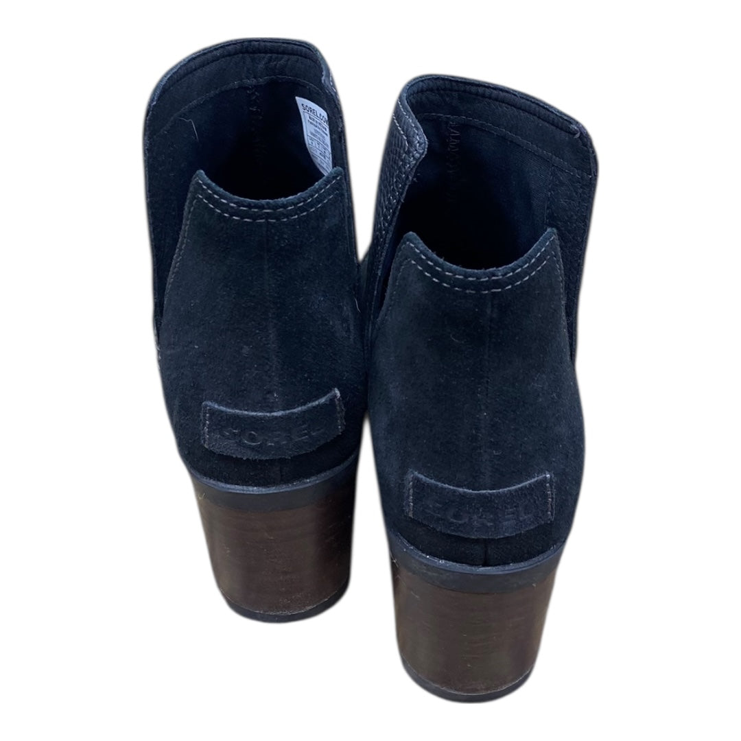 Boots Designer By Sorel In Black, Size:9