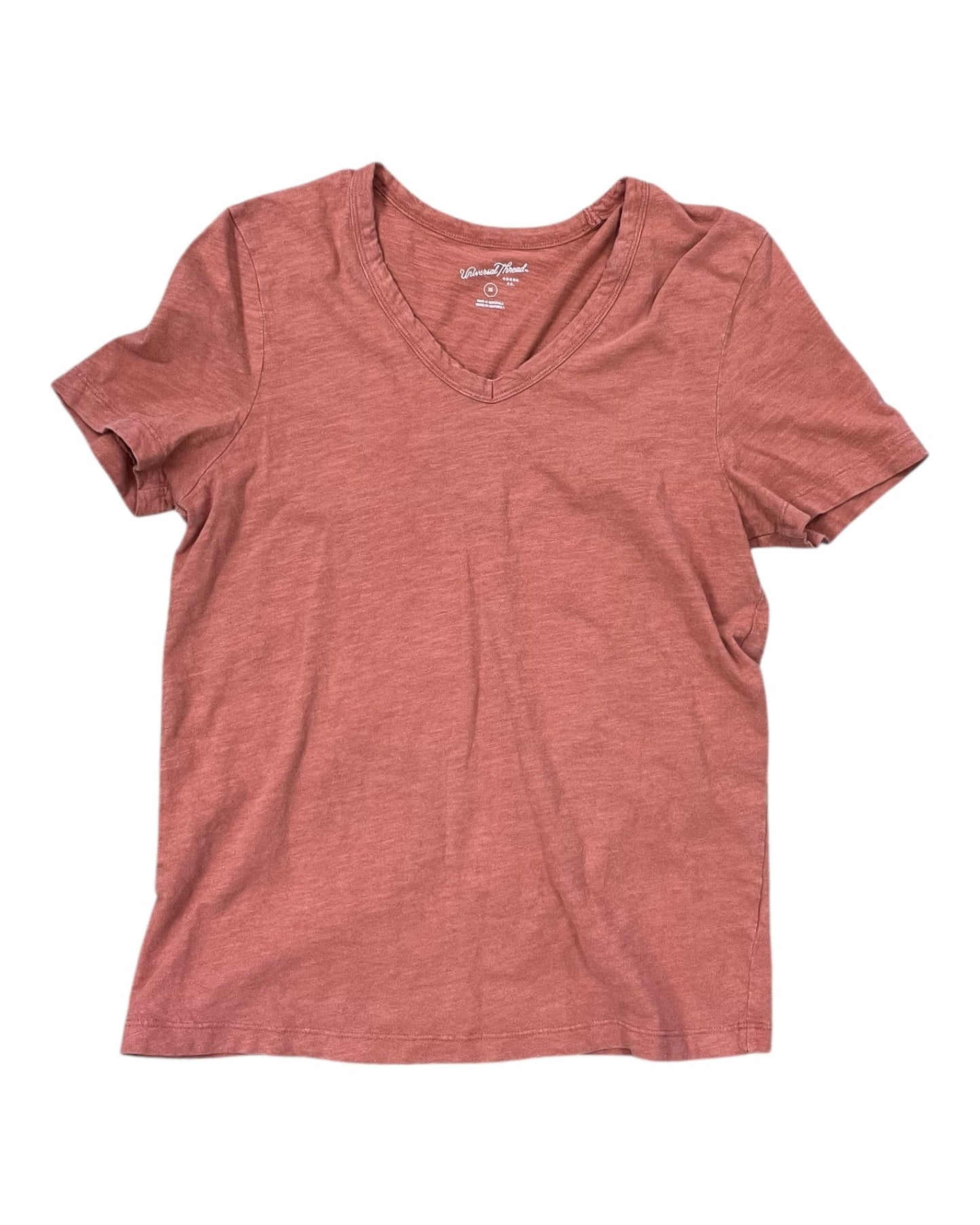 Top Ss Basic By Universal Thread In Orange, Size:Xs