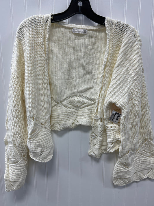 Sweater Cardigan By 89Th And Madison In Cream, Size:Xl