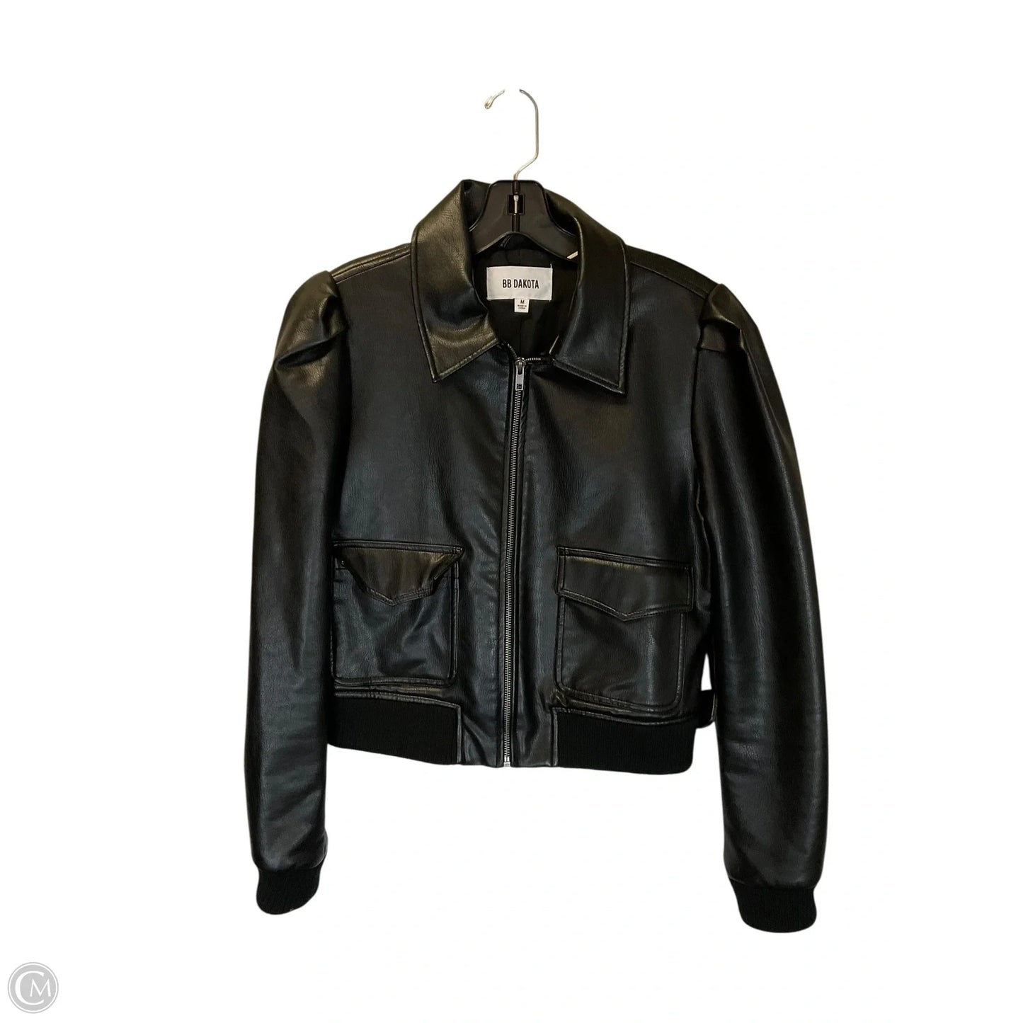 Jacket Moto By Bb Dakota In Black, Size: M