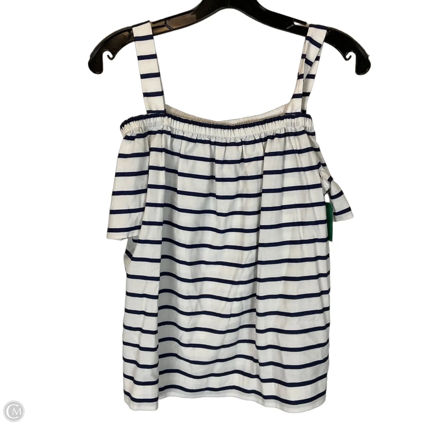Top Short Sleeve Designer By Kate Spade In Striped Pattern, Size: Xs