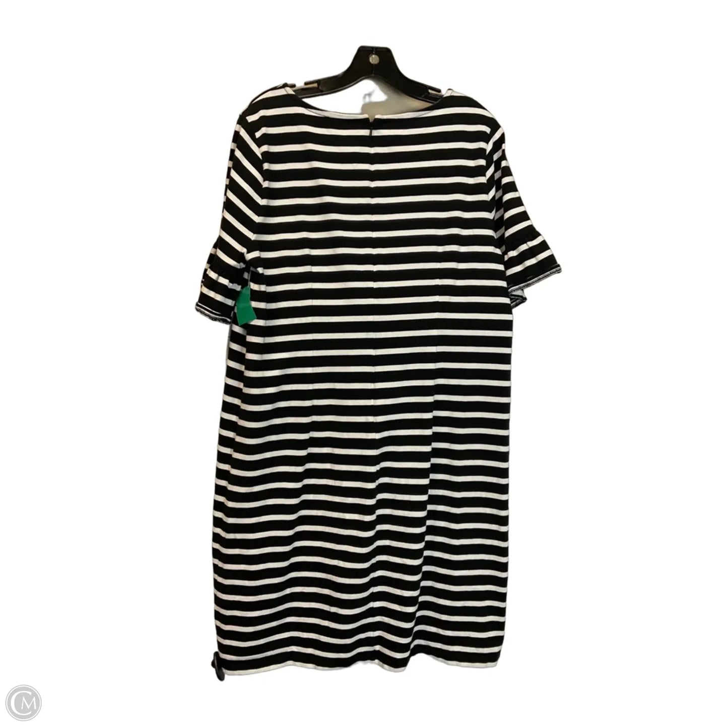 Dress Casual Midi By J. Crew In Black & White, Size: L