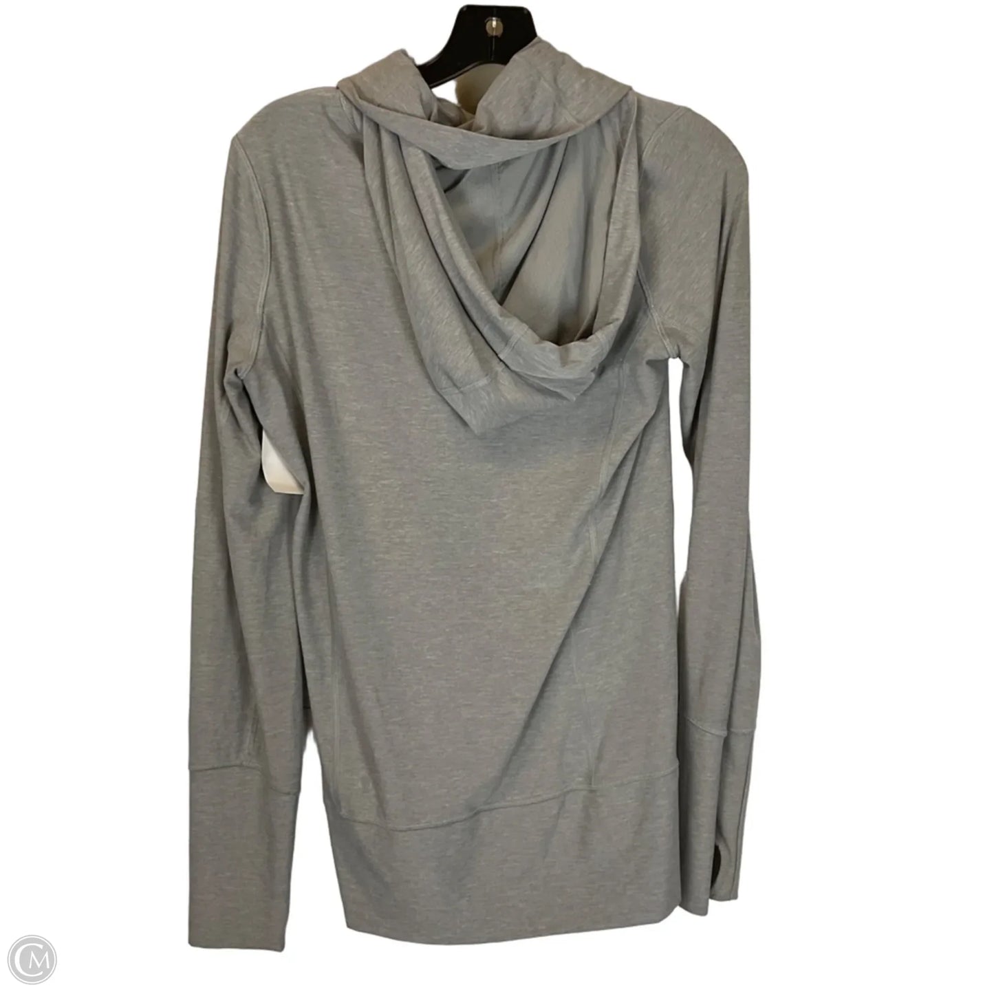 Athletic Jacket By Lululemon In Grey, Size: 6