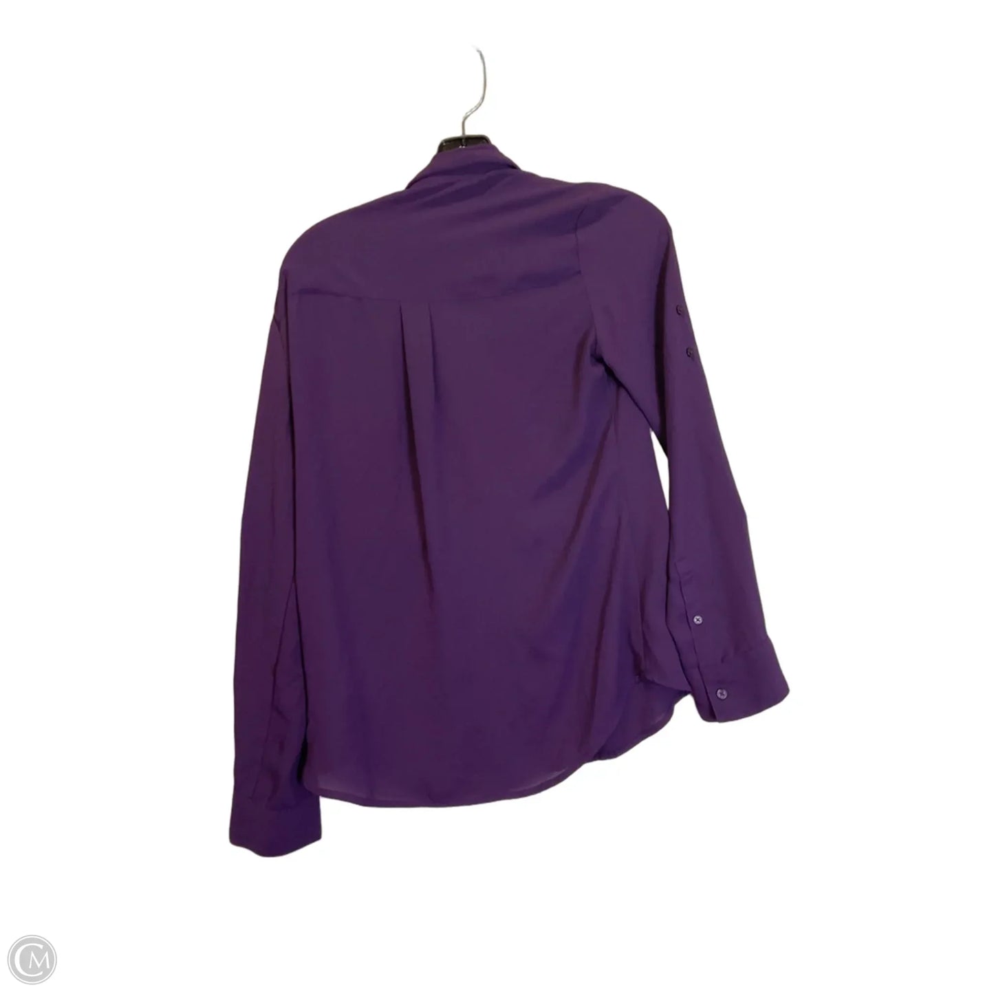 Top Long Sleeve By Express In Purple, Size: S