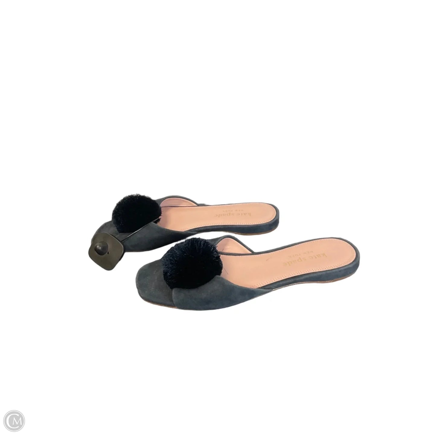 Sandals Designer By Kate Spade In Navy, Size: 8
