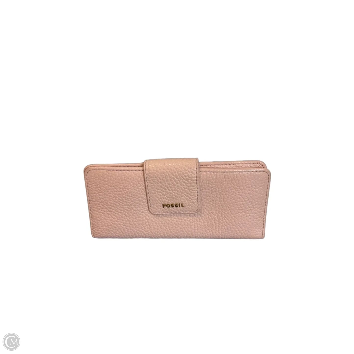 Wallet Leather By Fossil, Size: Medium