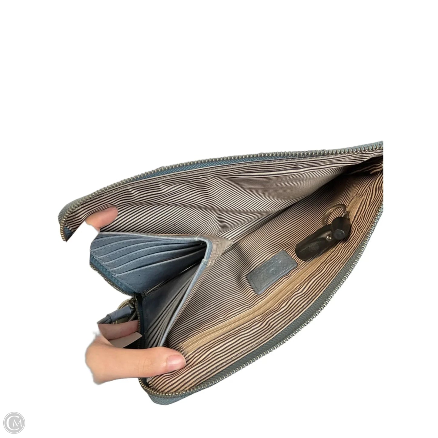 Wallet Leather By Cmf, Size: Large
