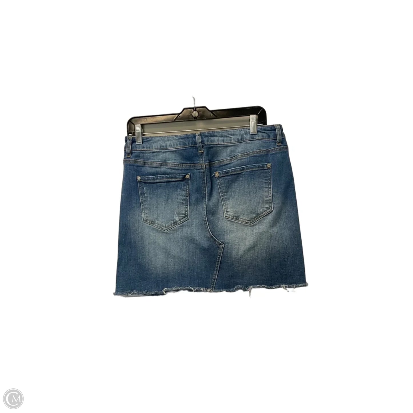 Skirt Mini & Short By Altard State In Blue Denim, Size: M