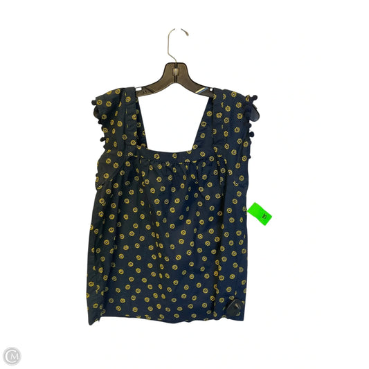 Top Sleeveless By Divided In Blue, Size: S