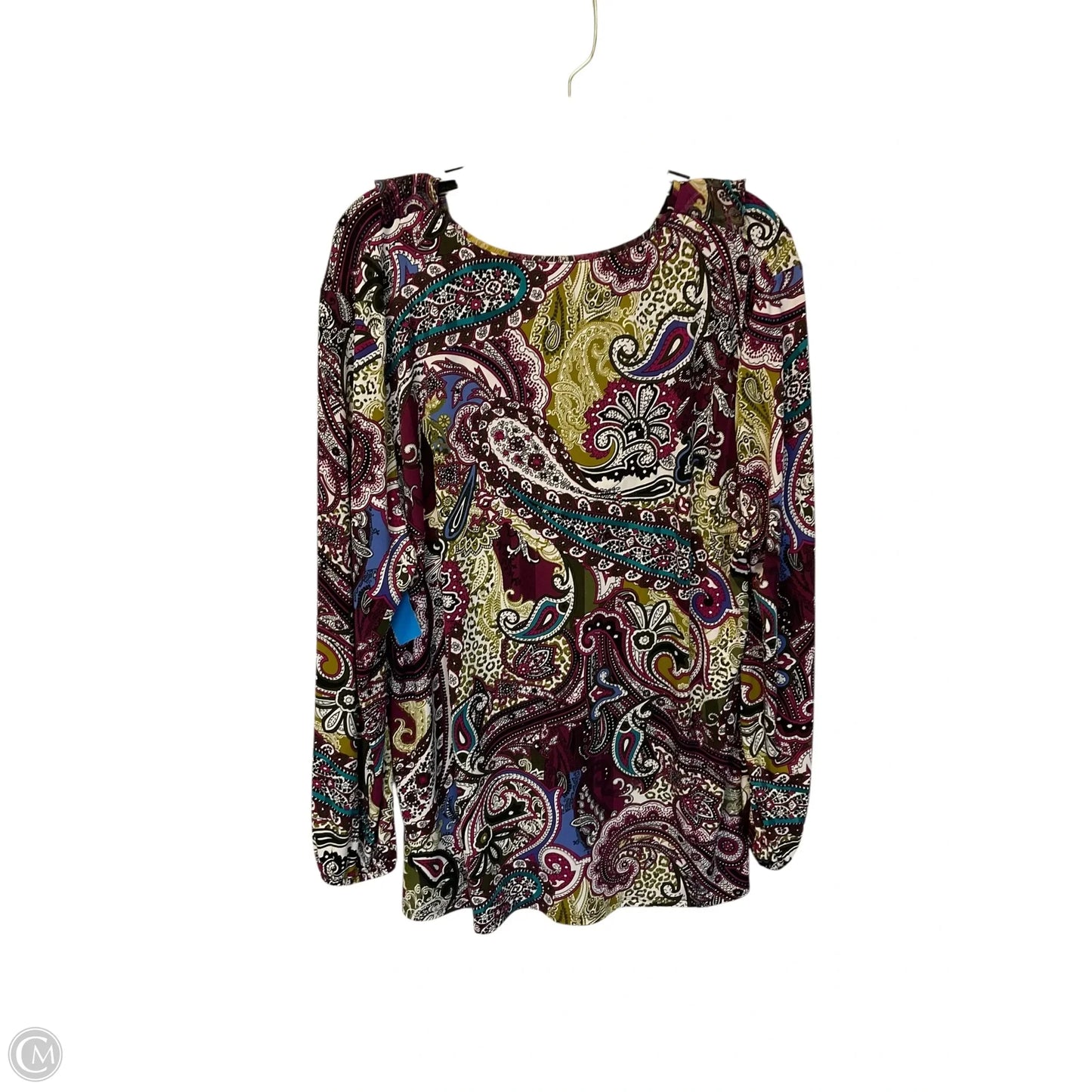 Top Long Sleeve By Chicos In Purple, Size: M