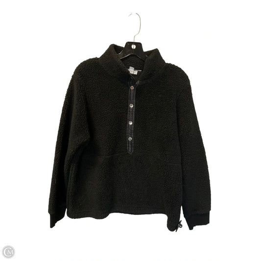 Jacket Fleece By Calvin Klein In Black, Size: M