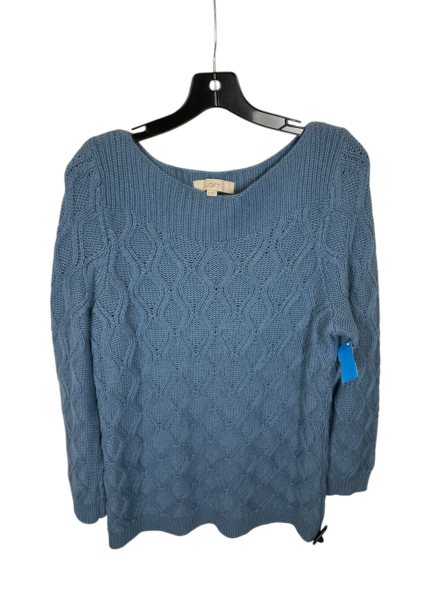 Sweater By Loft In Blue, Size: Xl