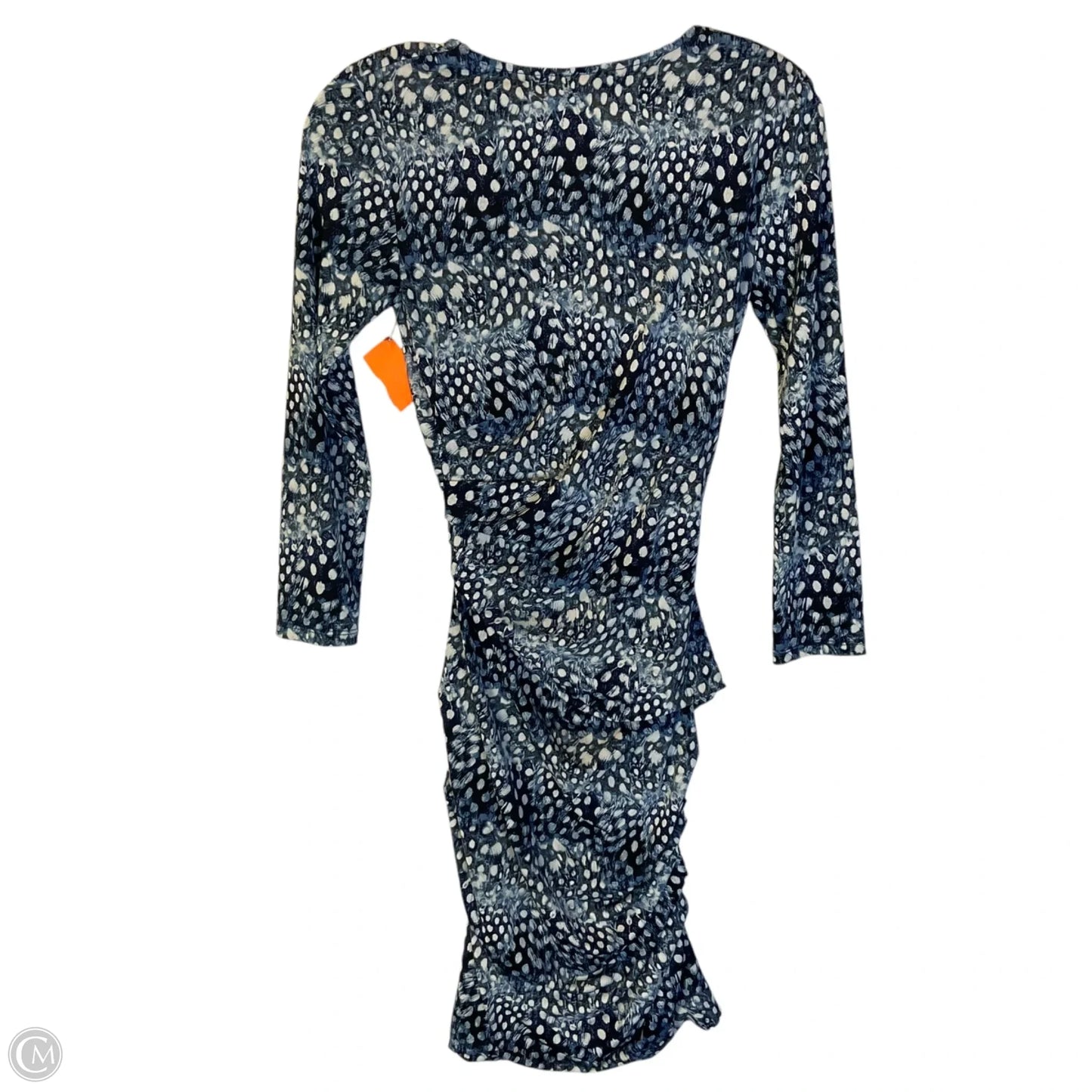 Dress Party Midi By Bcbgmaxazria In Blue, Size: Xxs