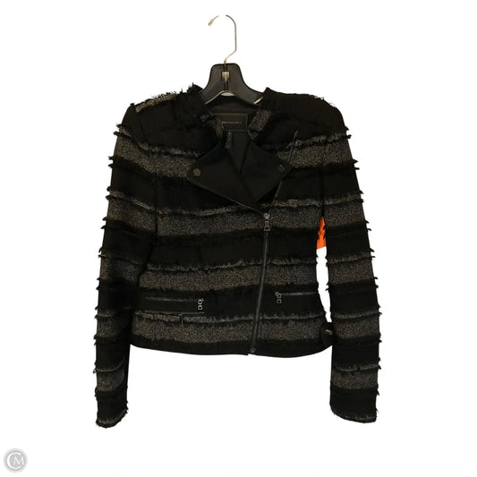 Jacket Moto By Bcbgmaxazria In Black, Size: Xs