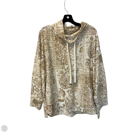 Sweatshirt Hoodie By West Bound In Brown, Size: 1x