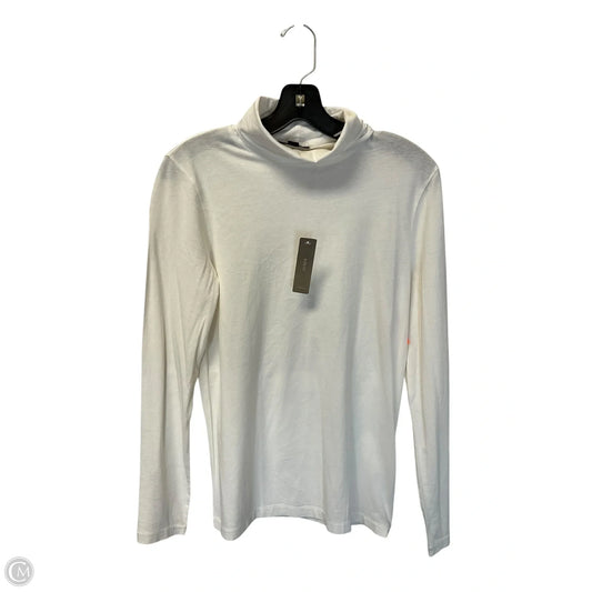 Top Long Sleeve Basic By J. Crew In Cream, Size: M