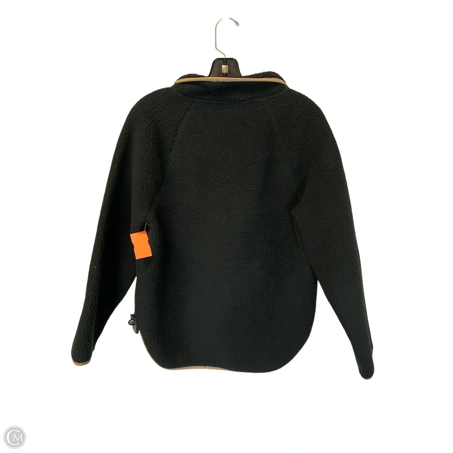 Sweatshirt Collar By J. Crew In Grey & Orange, Size: Xs