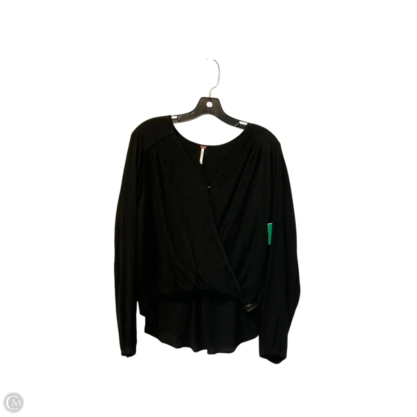 Top Long Sleeve By Free People In Black, Size: M