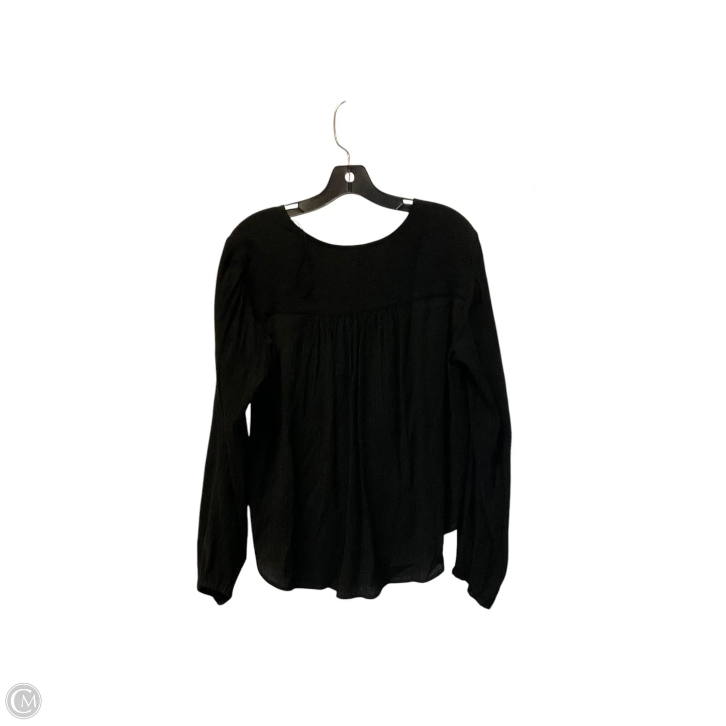 Top Long Sleeve By Free People In Black, Size: M