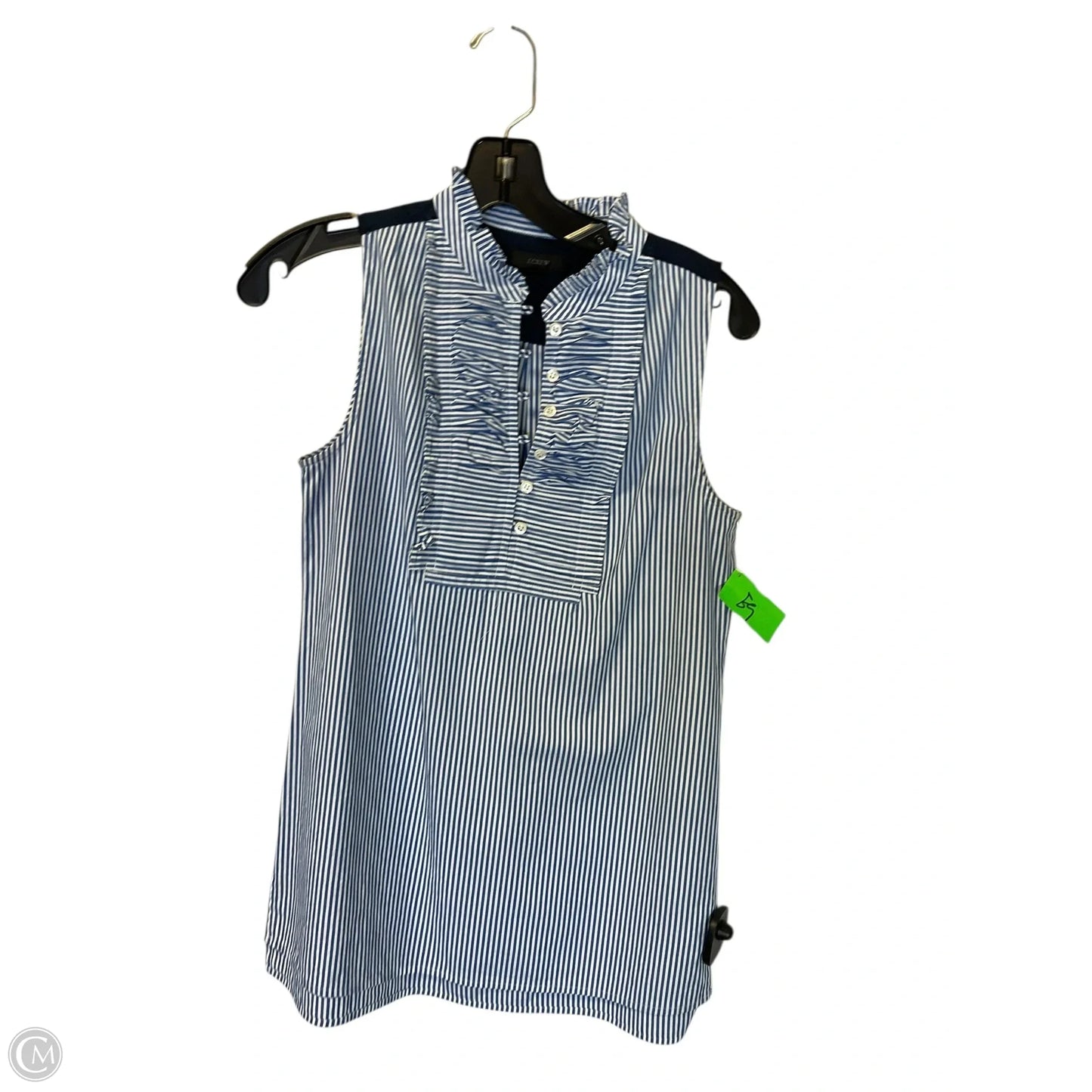 Top Sleeveless By J. Crew In Blue, Size: 0