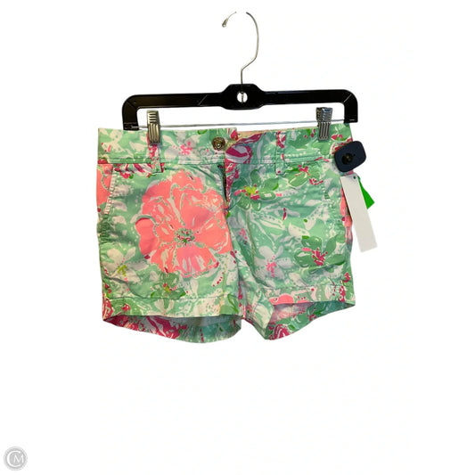 Shorts Designer By Lilly Pulitzer In Blue & Pink, Size: 0
