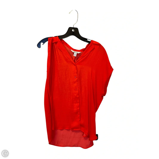 Top Sleeveless By Nine West In Orange, Size: S