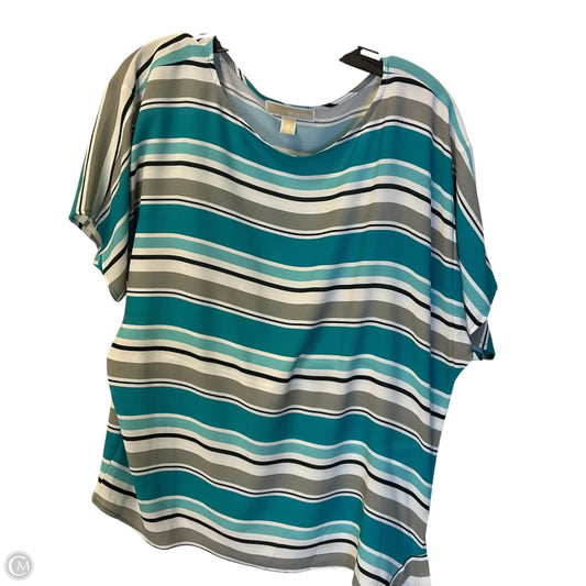 Top Short Sleeve By Michael By Michael Kors In Blue, Size: Xs