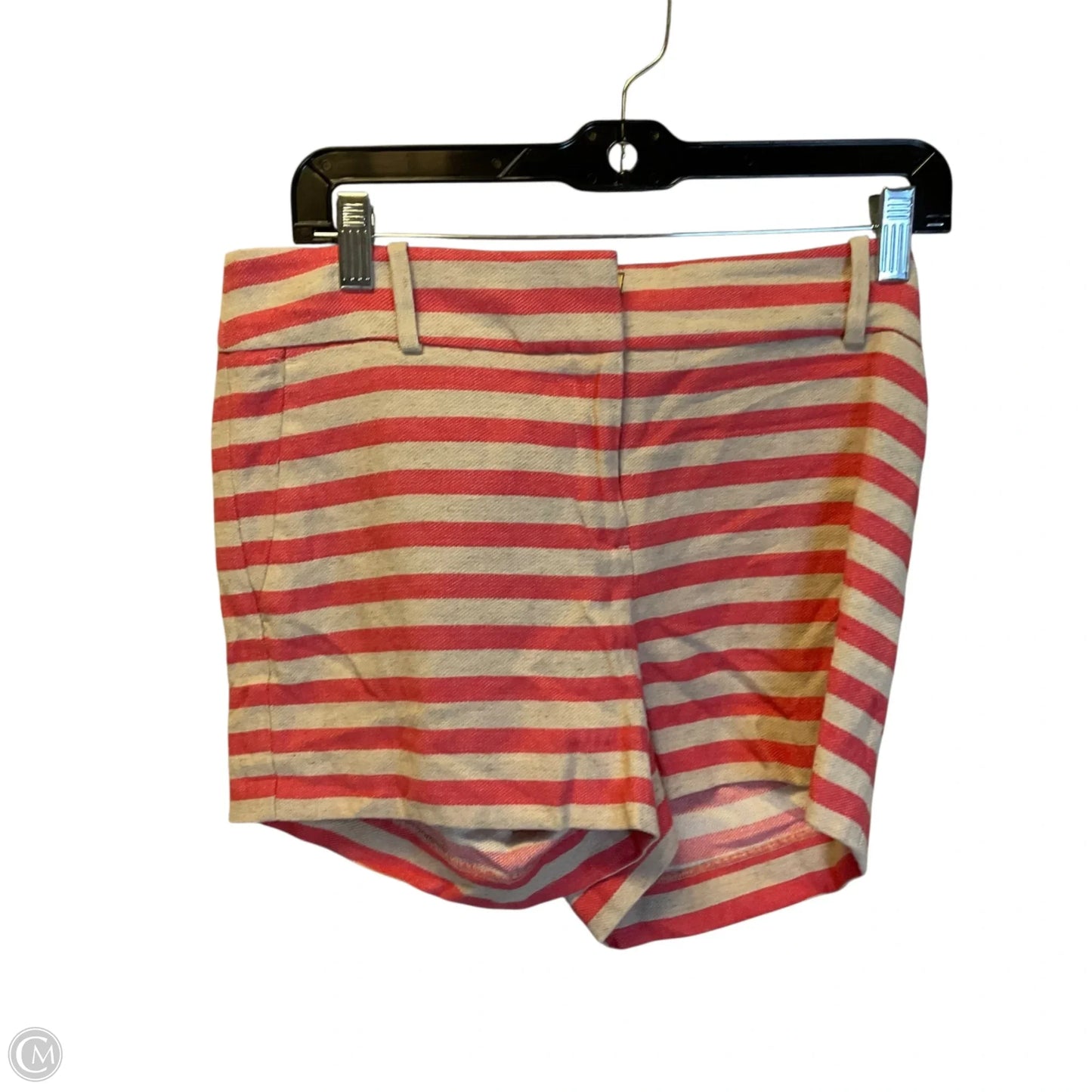 Shorts By Loft In Cream & Pink, Size: 4