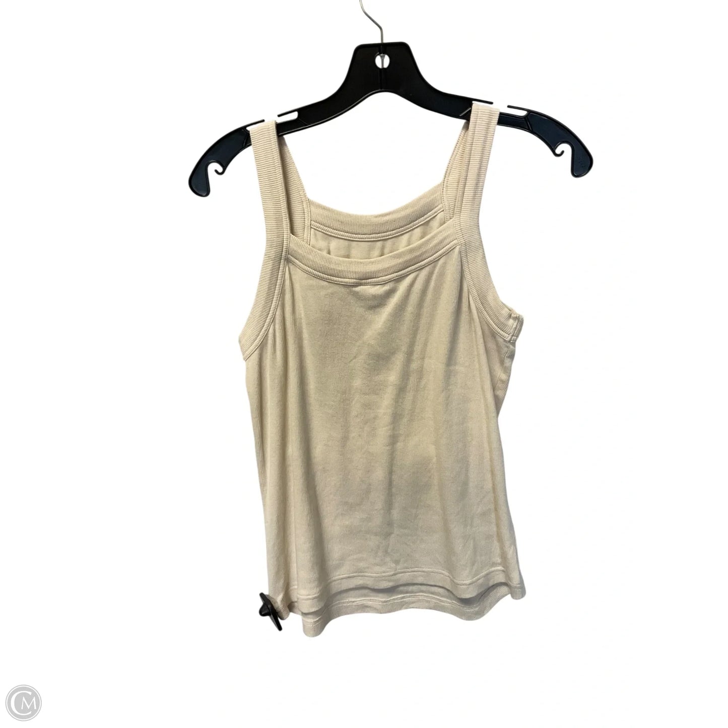 Top Sleeveless By Adidas In Cream, Size: M