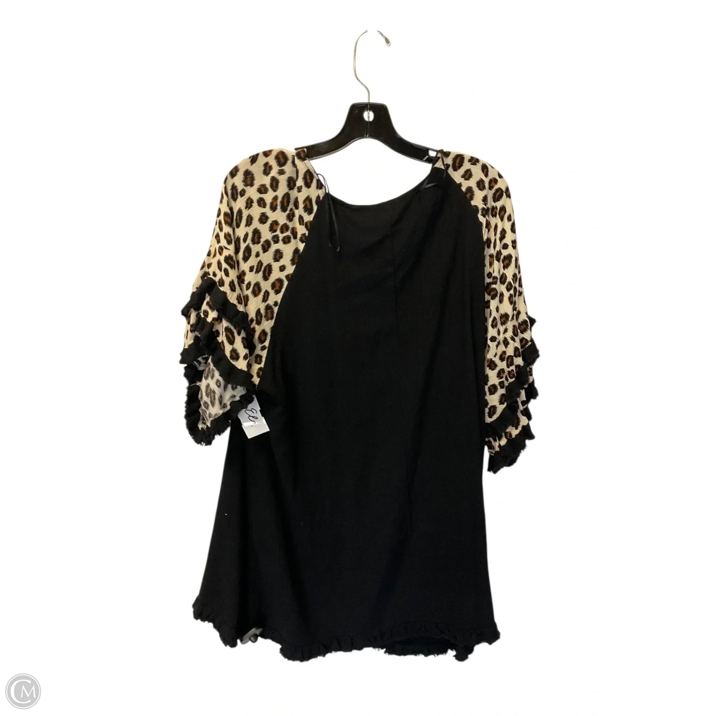 Top Short Sleeve By Umgee In Black, Size: M