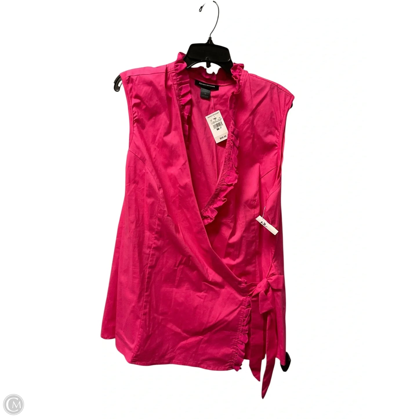 Top Sleeveless By Ashley Stewart In Pink, Size: 2x