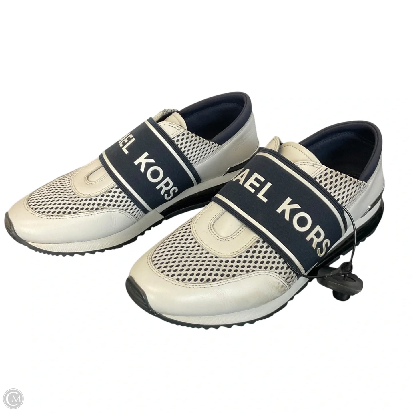 Shoes Designer By Michael Kors In Blue & White, Size: 6.5