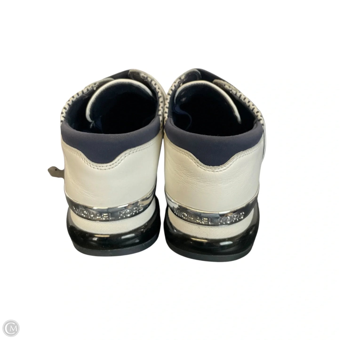 Shoes Designer By Michael Kors In Blue & White, Size: 6.5