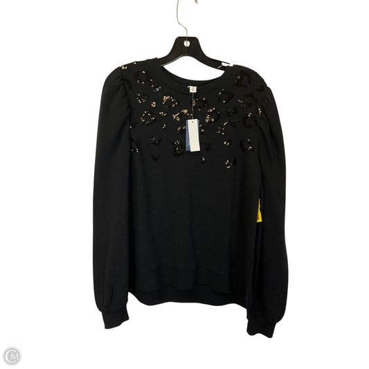 Sweatshirt Crewneck By Crown And Ivy In Black, Size: M