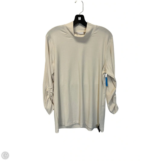 Top Long Sleeve Designer By Columbia In Cream, Size: L