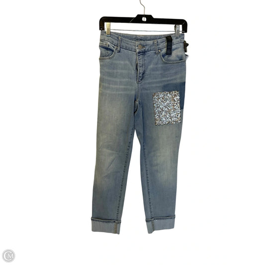 Jeans Boyfriend By Chicos In Blue Denim, Size: 2