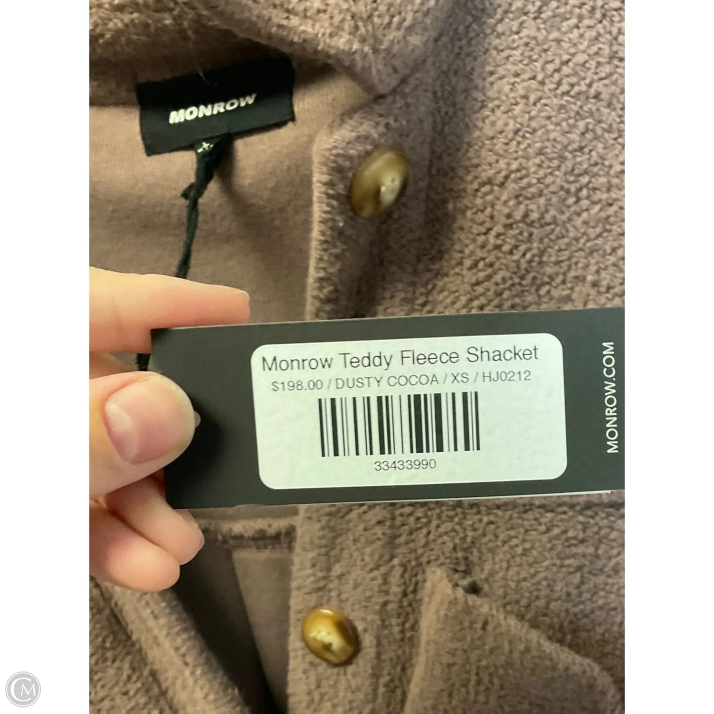 Jacket Designer By Cmc In Brown, Size: Xs