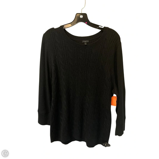Sweater By Talbots In Black, Size: 2x