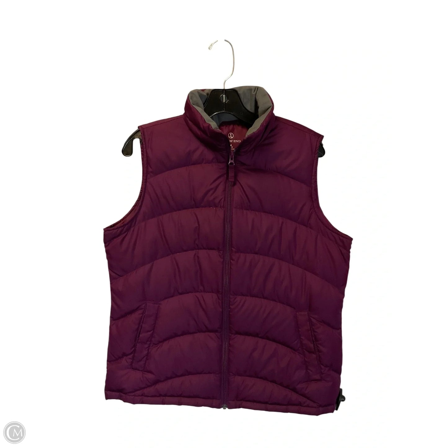 Vest Puffer & Quilted By Lands End In Purple, Size: M