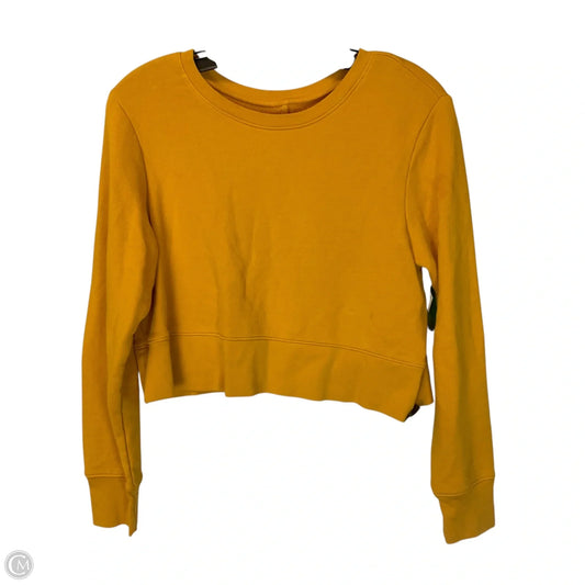 Sweatshirt Crewneck By Cmc In Yellow, Size: S