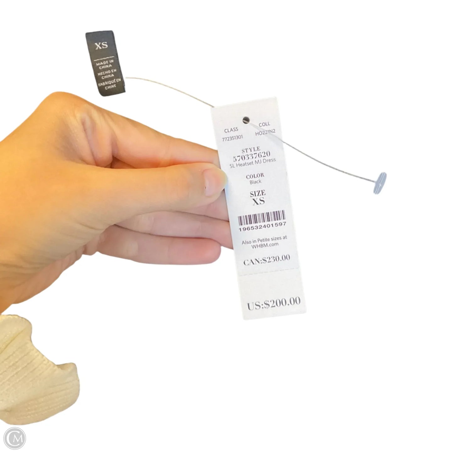 Dress Party Short By White House Black Market In Black, Size: Xs