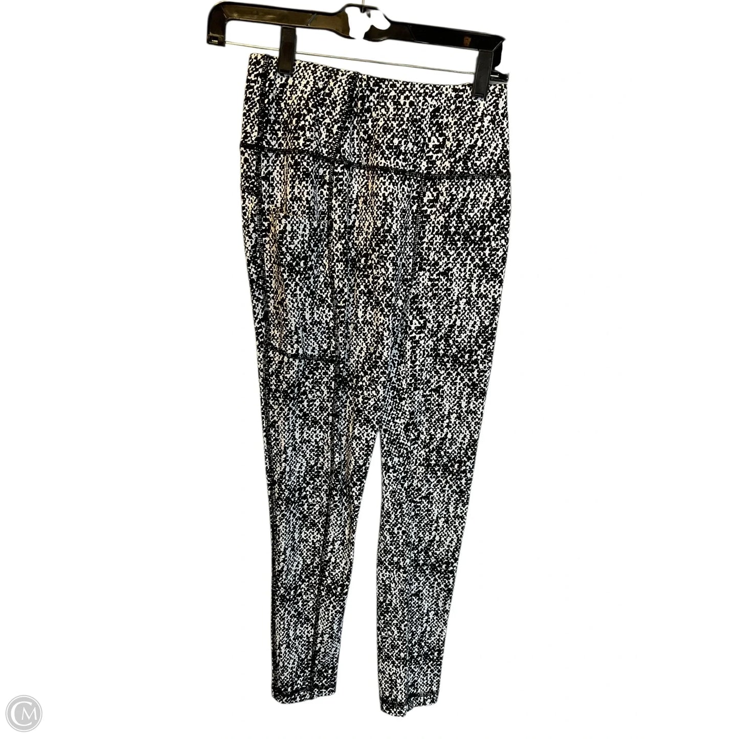 Athletic Leggings By Talbots In Black & White, Size: Xs