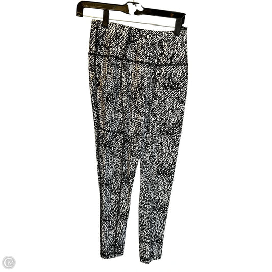 Athletic Leggings By Talbots In Black & White, Size: Xs