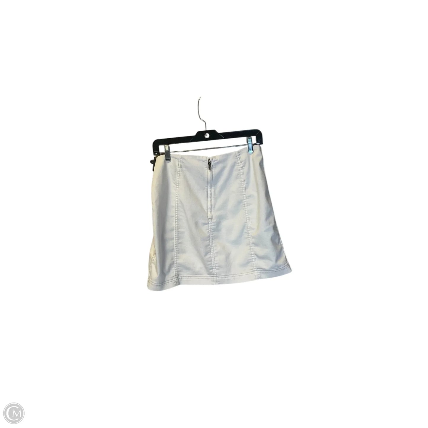 Skirt Mini & Short By Free People In White Denim, Size: 10