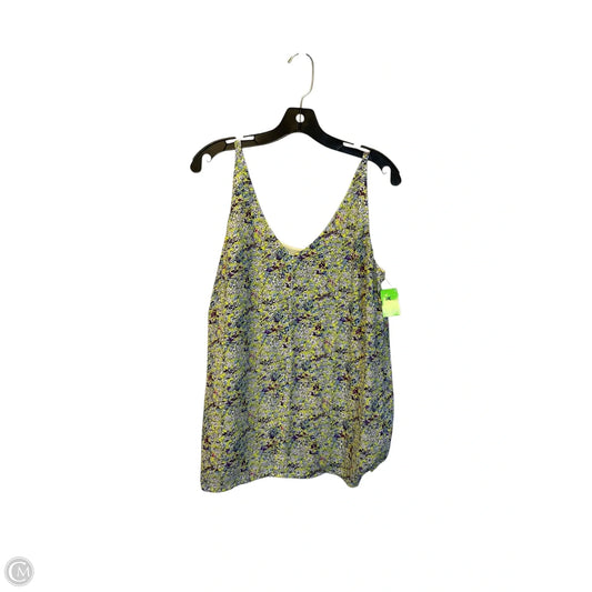 Top Sleeveless By Cabi In Floral Print, Size: M